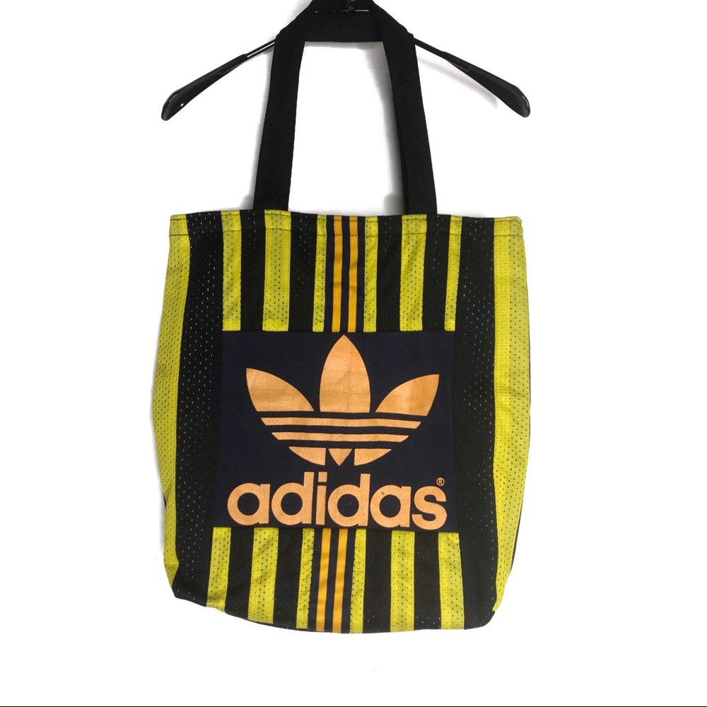 SKINGRAFT Recycled Adidas Tote || Yellow Multi